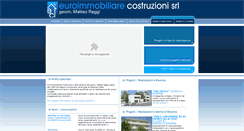 Desktop Screenshot of euroimmobiliarecostruzionisrl.it