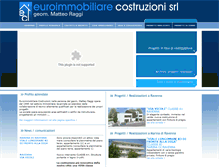 Tablet Screenshot of euroimmobiliarecostruzionisrl.it